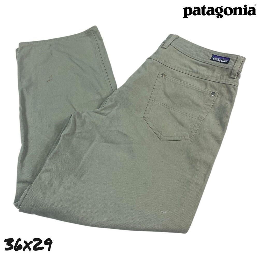 Vintage Patagonia Utility Pant Mens Khaki Canvas Outdoor Men’s 36x29 Fair